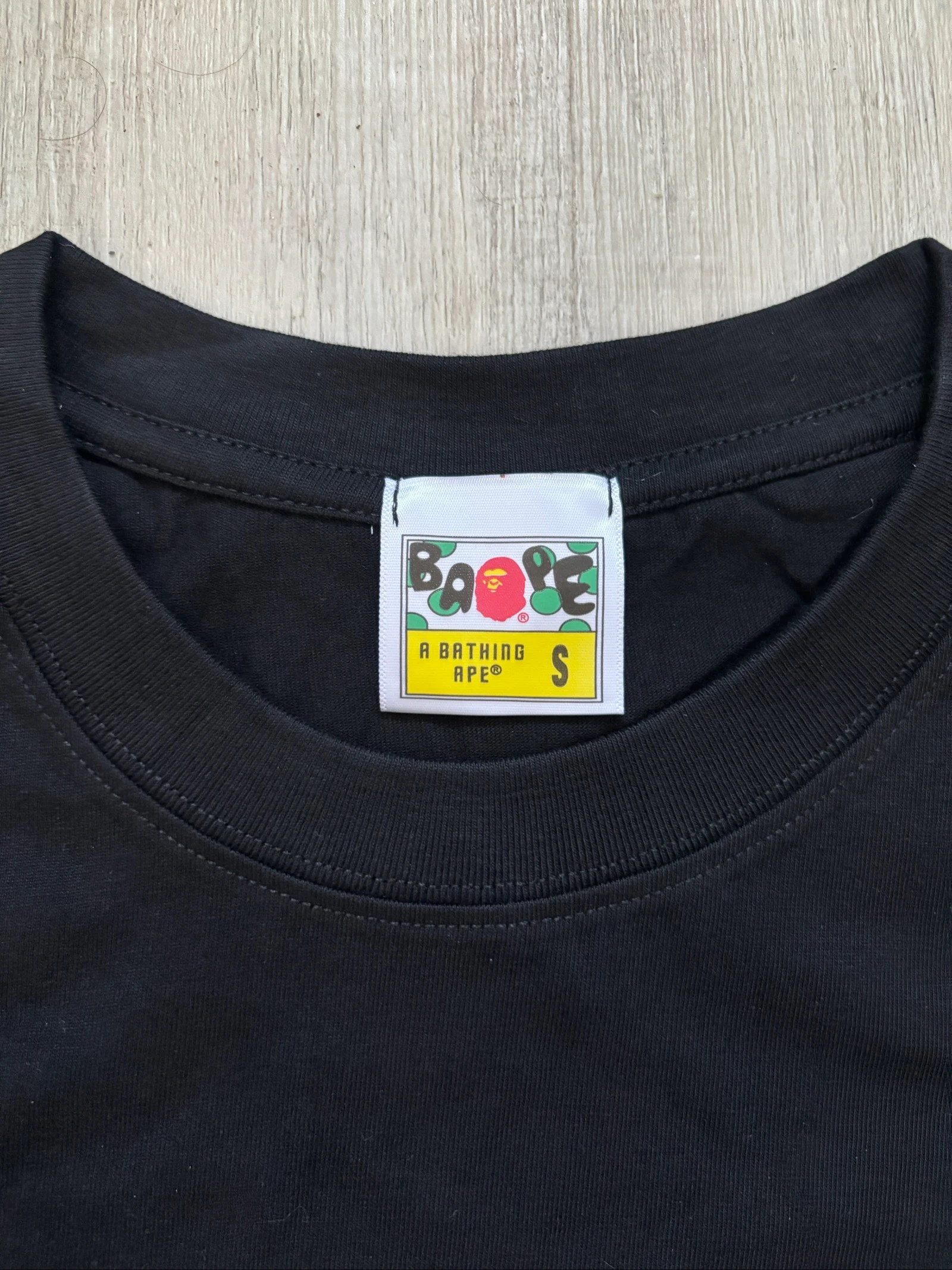 BAPE Big Ape Head Camo Tee Negro – photo 2